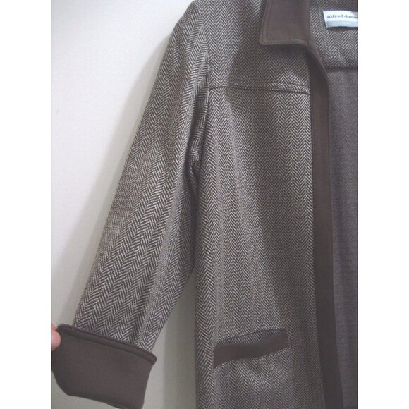 Alfred Dunner Ladies Cocoa Brown Blazer Jacket Petite Size 6P - Picture 6 of 11